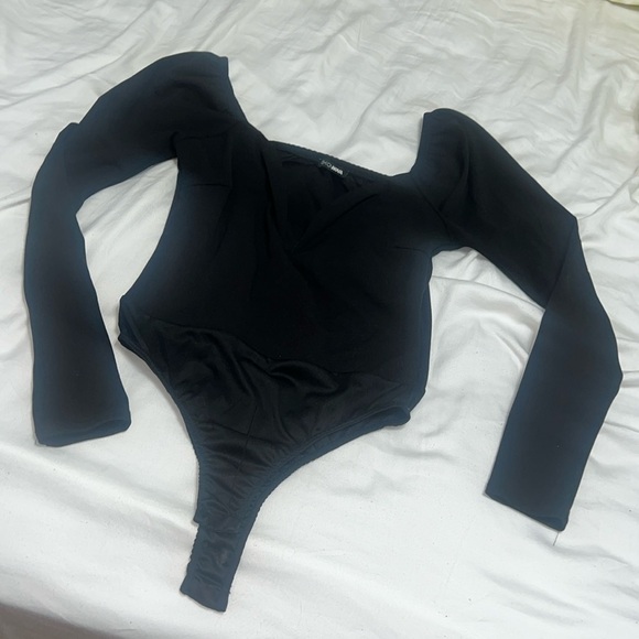 Fashion Nova Bodysuit black Size Medium FashionNova can't help but love my body - Picture 3 of 13